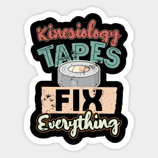 Kinesiology Tape Humor Therapist Therapy Sticker